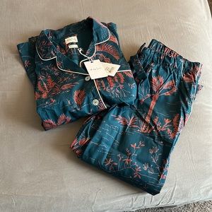 NWT Lazy Poet Emma 2 piece set - red peacock